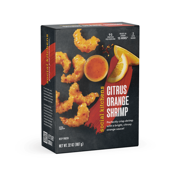 CITRUS ORANGE SHRIMP FRONT OF PACKAGE