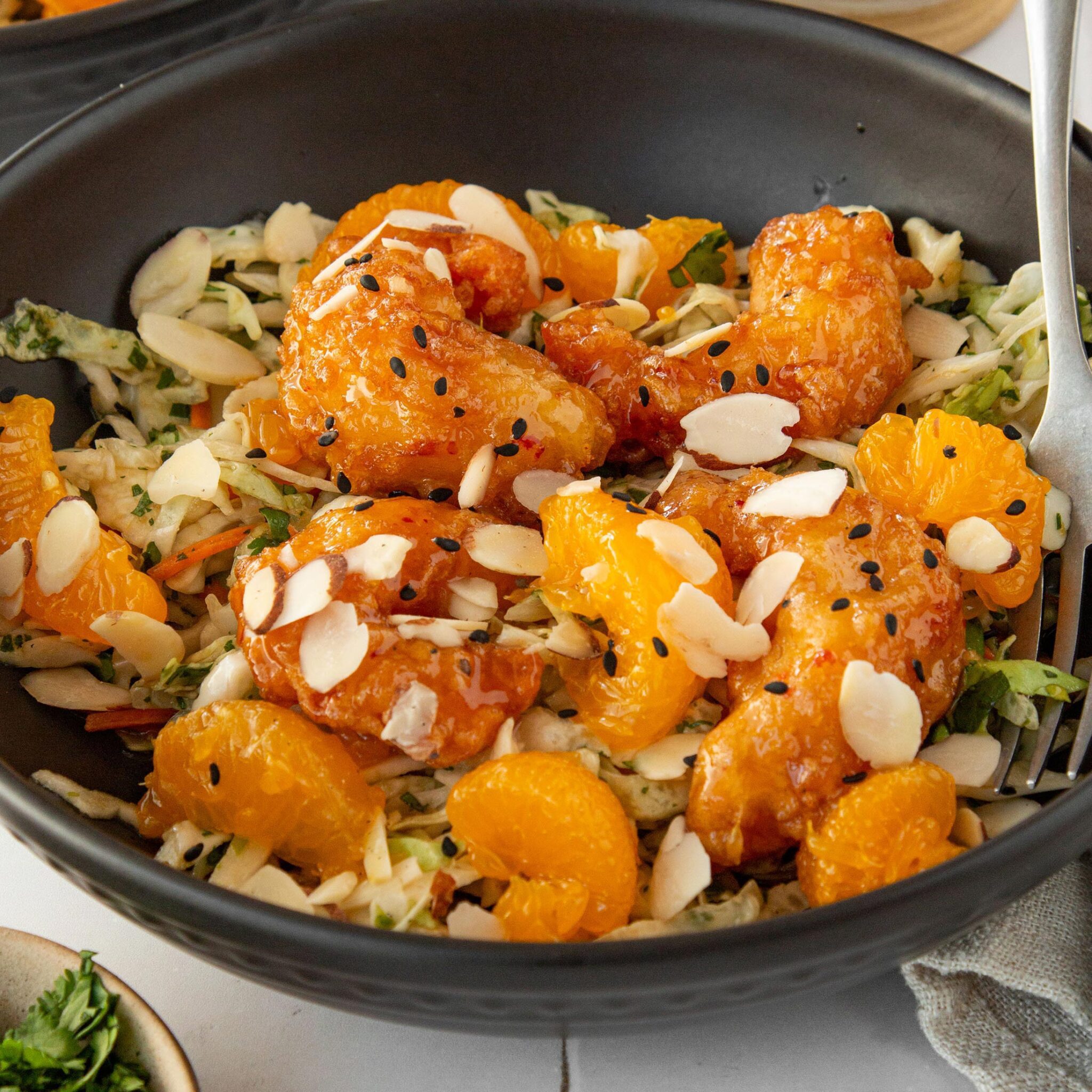 Asian Crunch Salad with Shrimp