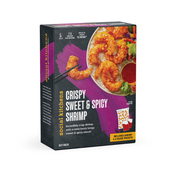 Social Kitchens Sweet and Spicy Shrimp Front of Package