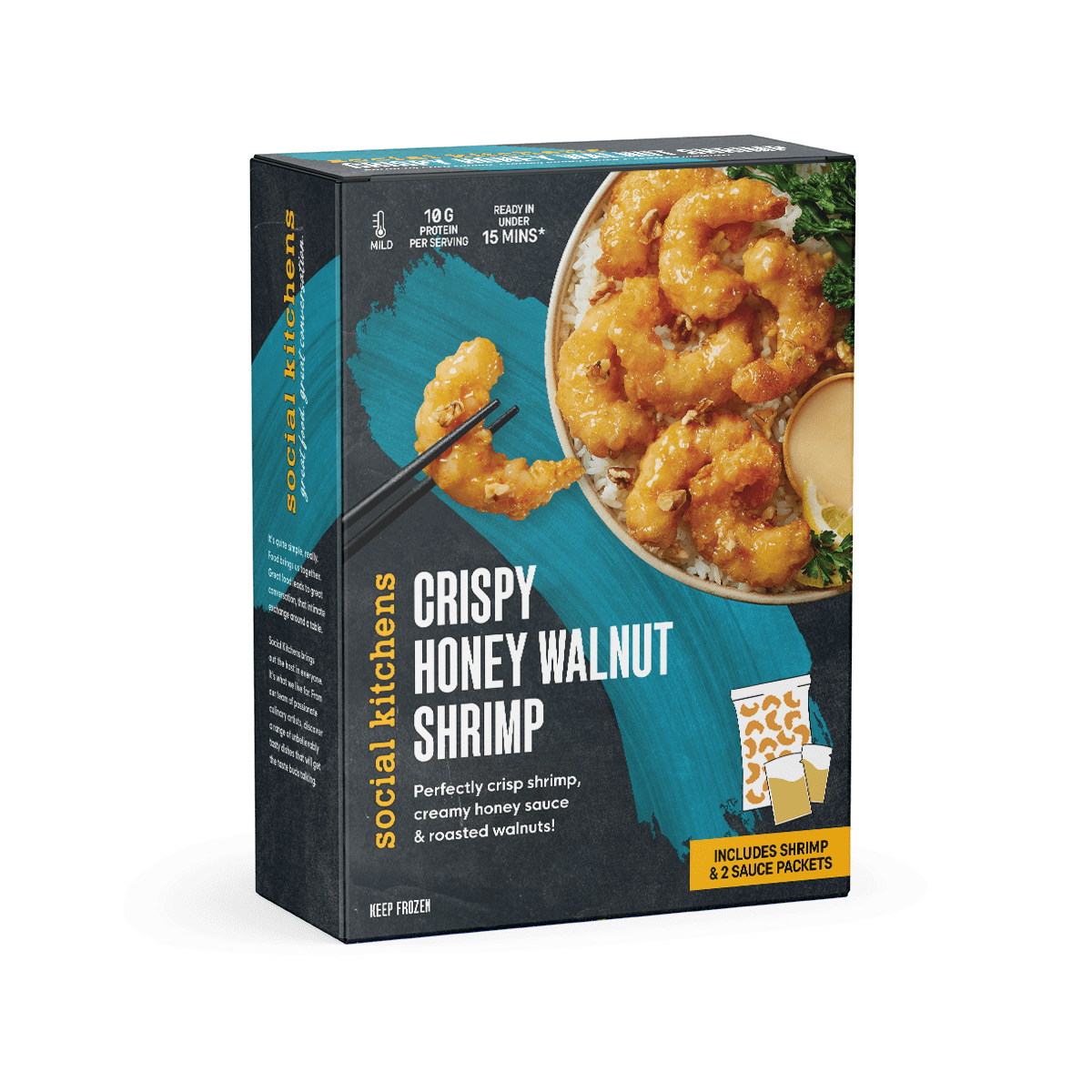 Social Kitchens Honey Walnut Shrimp Front of Package