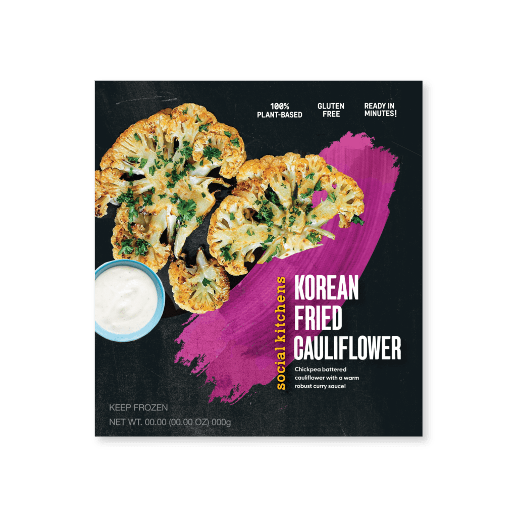 Front of Package KOREAN FRIED CAULIFLOWER