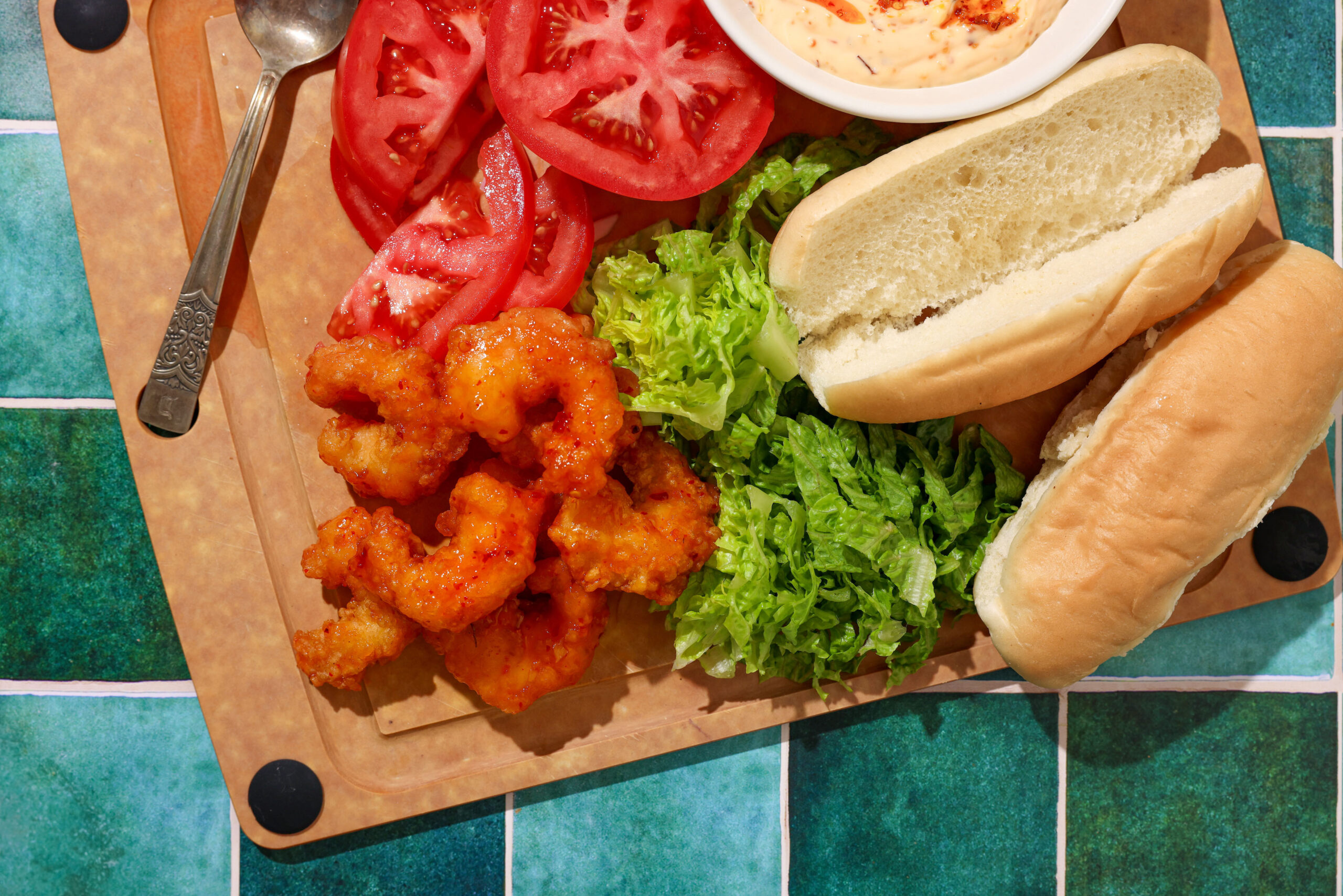 Sweet & Spicy Shrimp Po Boy | Social Kitchens