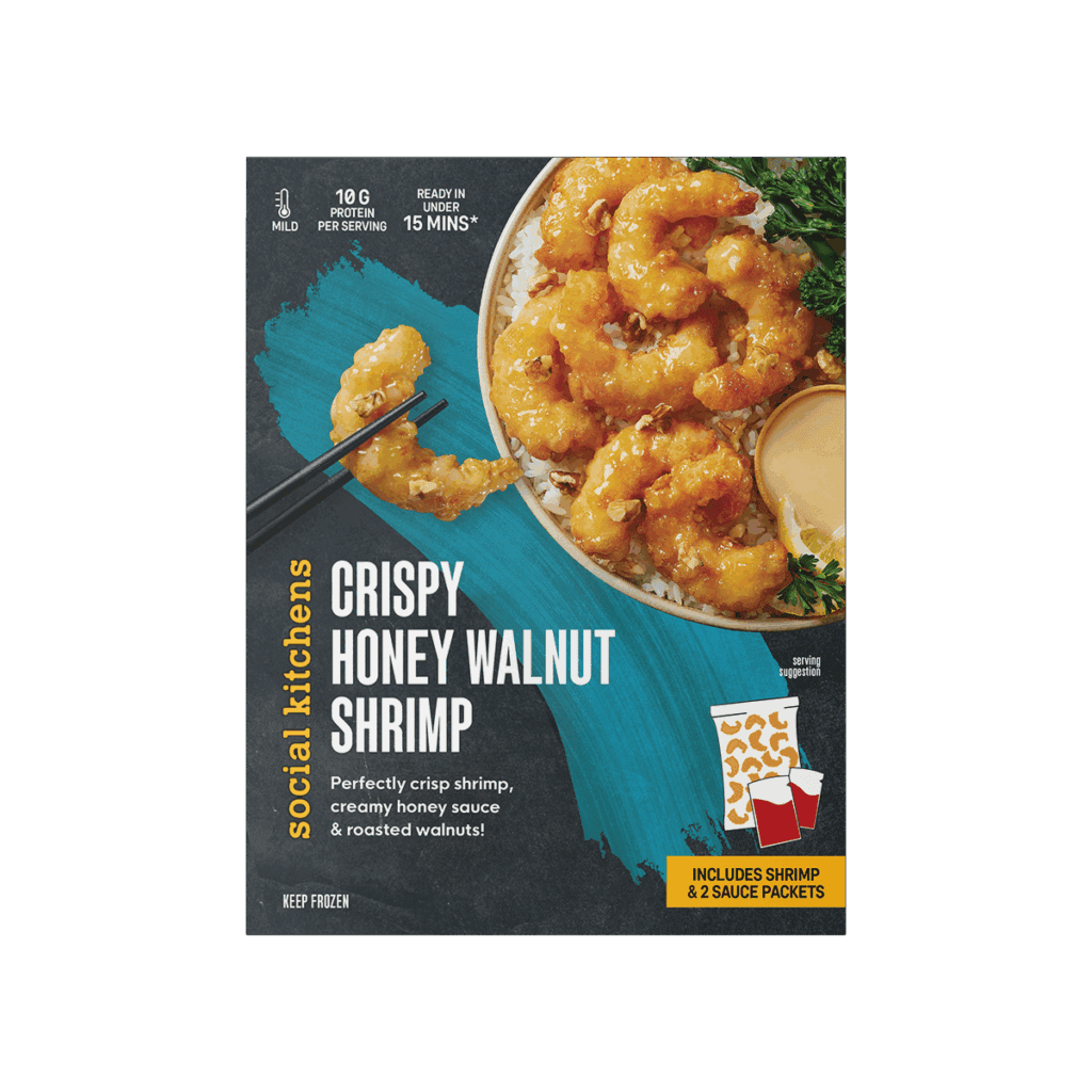 Social Kitchens Crispy Honey Walnut Shrimp Front of Package